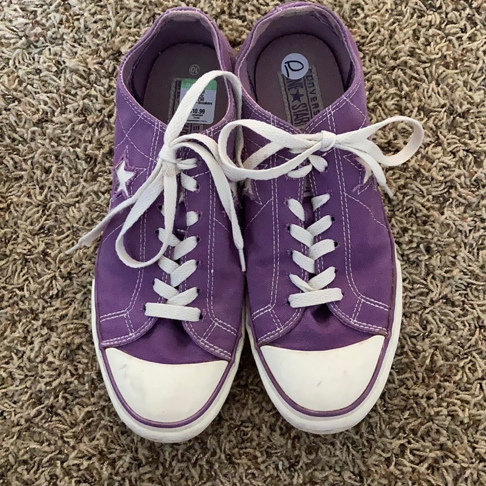One Star Converse Vintage Purple